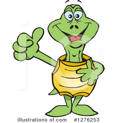 Royalty-Free (RF) Turtle Clipart Illustration by Dennis Holmes Designs - Stock Sample #1276253
