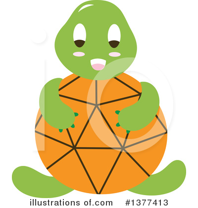 Turtle Clipart #1377413 by Cherie Reve