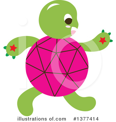 Royalty-Free (RF) Turtle Clipart Illustration by Cherie Reve - Stock Sample #1377414