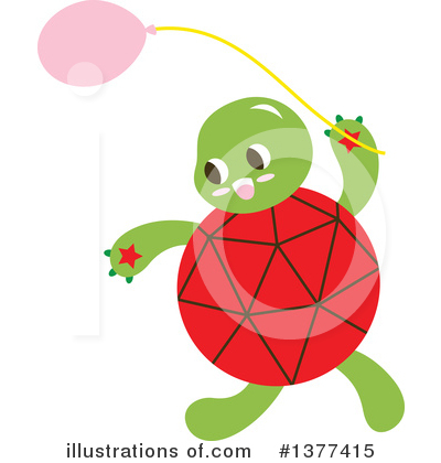 Royalty-Free (RF) Turtle Clipart Illustration by Cherie Reve - Stock Sample #1377415