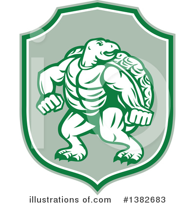 Royalty-Free (RF) Turtle Clipart Illustration by patrimonio - Stock Sample #1382683