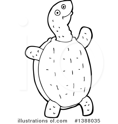Royalty-Free (RF) Turtle Clipart Illustration by lineartestpilot - Stock Sample #1388035