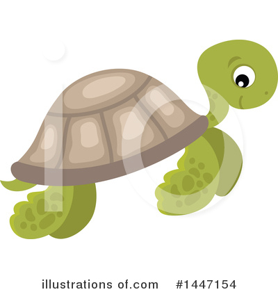 Royalty-Free (RF) Turtle Clipart Illustration by visekart - Stock Sample #1447154