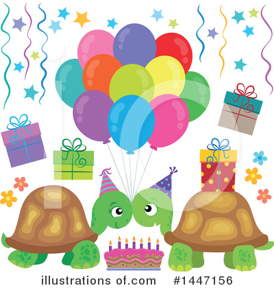 Royalty-Free (RF) Turtle Clipart Illustration by visekart - Stock Sample #1447156