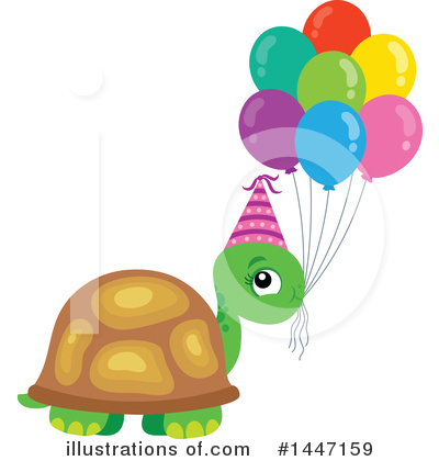Royalty-Free (RF) Turtle Clipart Illustration by visekart - Stock Sample #1447159