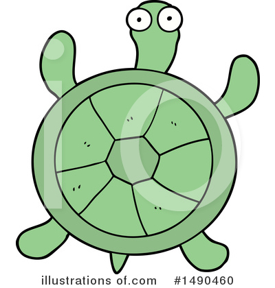 Royalty-Free (RF) Turtle Clipart Illustration by lineartestpilot - Stock Sample #1490460