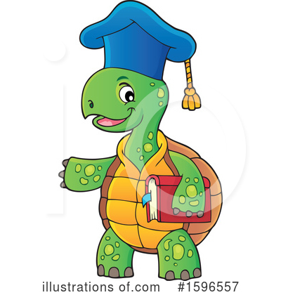 Royalty-Free (RF) Turtle Clipart Illustration by visekart - Stock Sample #1596557