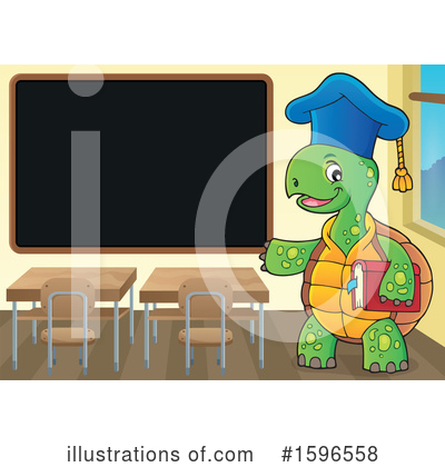 Royalty-Free (RF) Turtle Clipart Illustration by visekart - Stock Sample #1596558