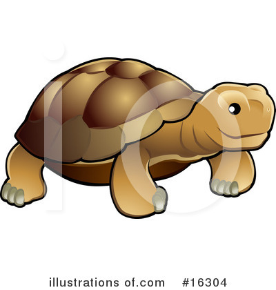 Turtle Clipart #16304 by AtStockIllustration