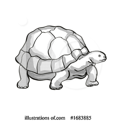 Royalty-Free (RF) Turtle Clipart Illustration by patrimonio - Stock Sample #1683885