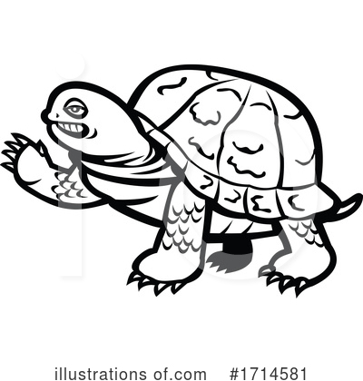 Royalty-Free (RF) Turtle Clipart Illustration by patrimonio - Stock Sample #1714581