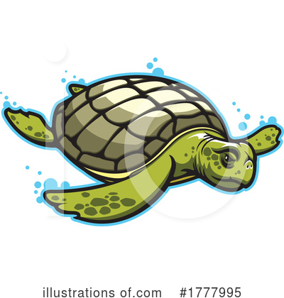 Royalty-Free (RF) Turtle Clipart Illustration by Vector Tradition SM - Stock Sample #1777995
