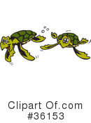 Turtle Clipart #36153 by Dennis Holmes Designs