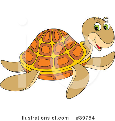 Sea Turtle Clipart #39754 by Alex Bannykh