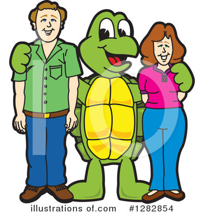 Royalty-Free (RF) Turtle Mascot Clipart Illustration by Mascot Junction - Stock Sample #1282854