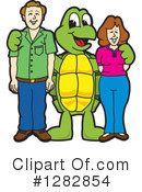 Turtle Mascot Clipart #1282854 by Mascot Junction
