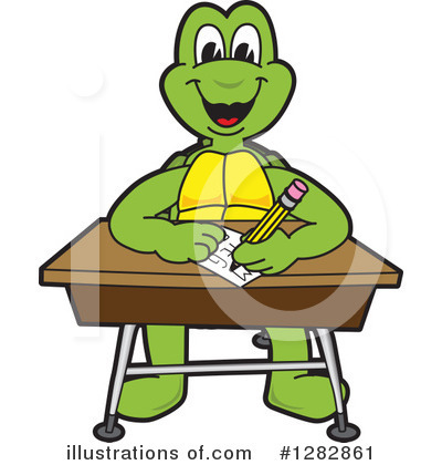 Royalty-Free (RF) Turtle Mascot Clipart Illustration by Mascot Junction - Stock Sample #1282861
