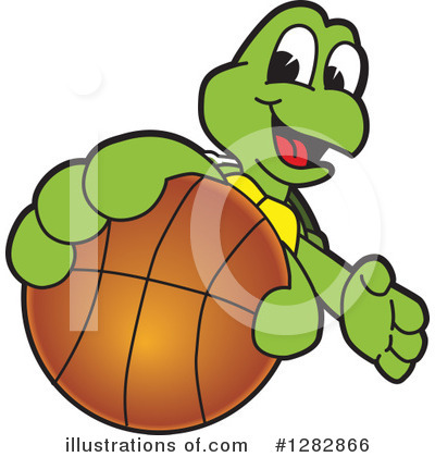 Royalty-Free (RF) Turtle Mascot Clipart Illustration by Mascot Junction - Stock Sample #1282866