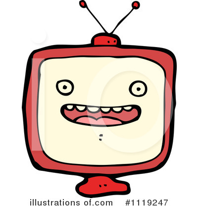 Royalty-Free (RF) Tv Clipart Illustration by lineartestpilot - Stock Sample #1119247