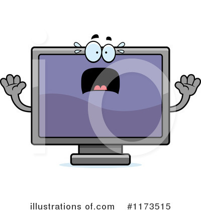 Television Clipart #1173515 by Cory Thoman
