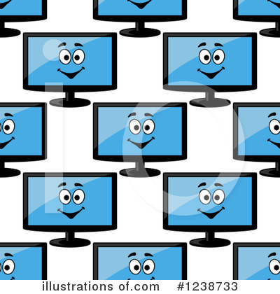 Computer Screen Clipart #1238733 by Vector Tradition SM