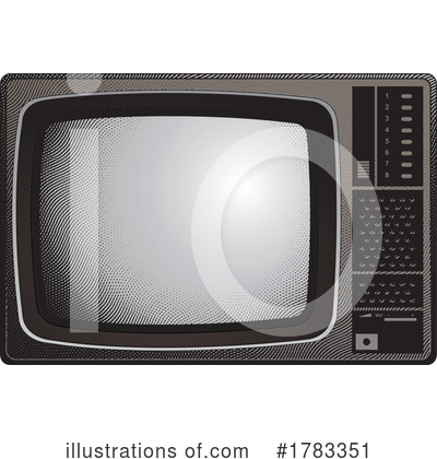 Royalty-Free (RF) Tv Clipart Illustration by cidepix - Stock Sample #1783351