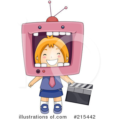 Royalty-Free (RF) Tv Clipart Illustration by BNP Design Studio - Stock Sample #215442