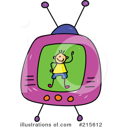 Royalty-Free (RF) Tv Clipart Illustration by Prawny - Stock Sample #215612