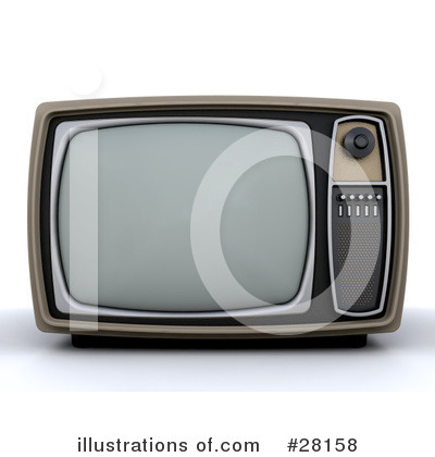 Royalty-Free (RF) Tv Clipart Illustration by KJ Pargeter - Stock Sample #28158