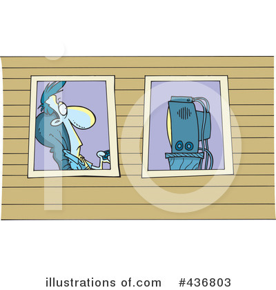 Watching Tv Clipart #436803 by toonaday