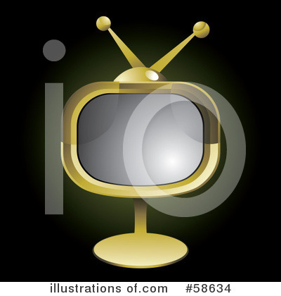 Royalty-Free (RF) Tv Clipart Illustration by MilsiArt - Stock Sample #58634