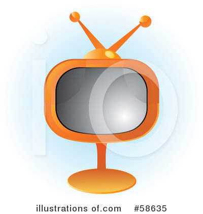 Royalty-Free (RF) Tv Clipart Illustration by MilsiArt - Stock Sample #58635