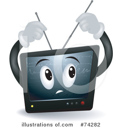 Royalty-Free (RF) Tv Clipart Illustration by BNP Design Studio - Stock Sample #74282