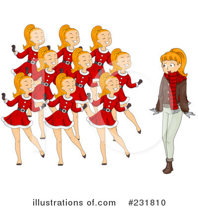 Royalty-Free (RF) Twelve Days Of Christmas Clipart Illustration by BNP Design Studio - Stock Sample #231810