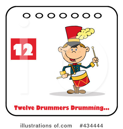 Drummer Clipart #434444 by Hit Toon