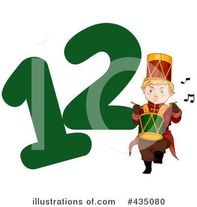 Royalty-Free (RF) Twelve Days Of Christmas Clipart Illustration by BNP Design Studio - Stock Sample #435080
