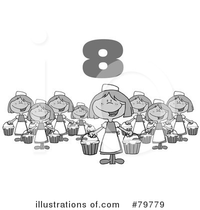 Royalty-Free (RF) Twelve Days Of Christmas Clipart Illustration by Hit Toon - Stock Sample #79779