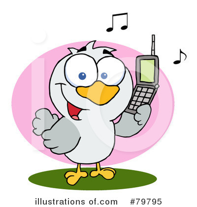 Cell Phone Clipart #79795 by Hit Toon