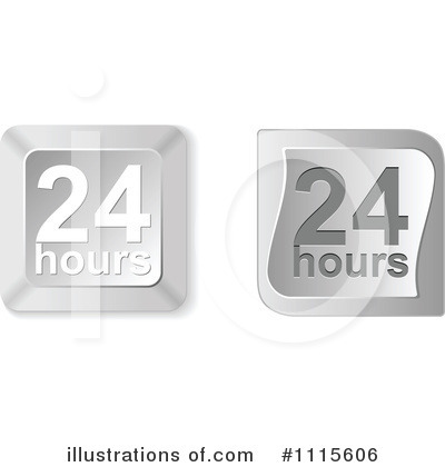 24 Hours Clipart #1115606 by Andrei Marincas