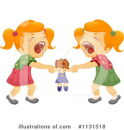 Sisters Clipart #1131518 by BNP Design Studio