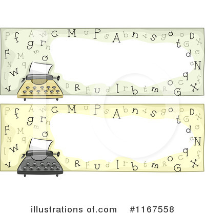 Typewriter Clipart #1167558 by BNP Design Studio