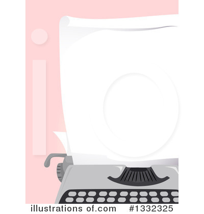 Typewriter Clipart #1332325 by BNP Design Studio