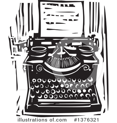 Typewriter Clipart #1376321 by xunantunich