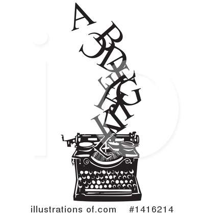 Typewriter Clipart #1416214 by xunantunich