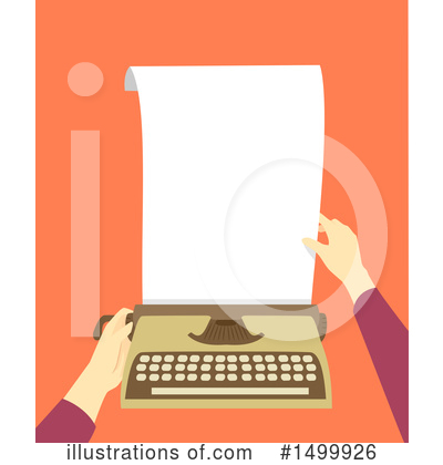 Royalty-Free (RF) Typewriter Clipart Illustration by BNP Design Studio - Stock Sample #1499926