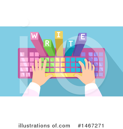Typing Clipart #1467271 by BNP Design Studio