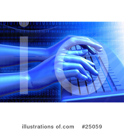 Typing Clipart #25059 by Tonis Pan