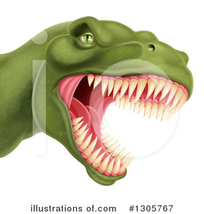 Royalty-Free (RF) Tyrannosaurus Rex Clipart Illustration by AtStockIllustration - Stock Sample #1305767
