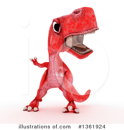 Royalty-Free (RF) Tyrannosaurus Rex Clipart Illustration by KJ Pargeter - Stock Sample #1361924