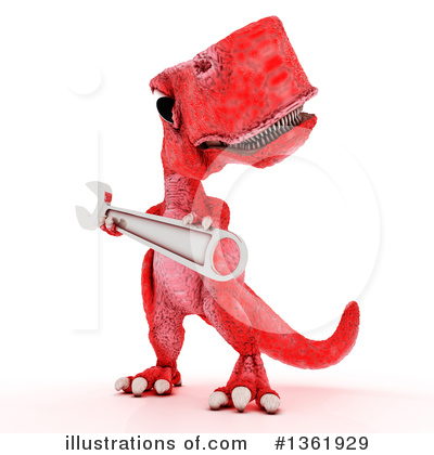 Royalty-Free (RF) Tyrannosaurus Rex Clipart Illustration by KJ Pargeter - Stock Sample #1361929